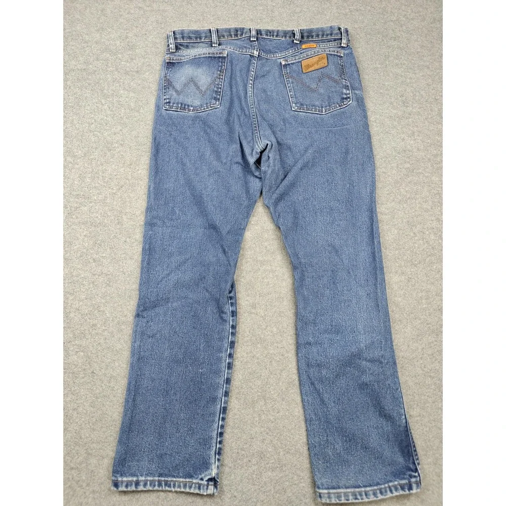 Wrangler FR13MWZ Jeans Mens 38x32 Blue Flame Resistant CAT2 2112 Workwear Denim